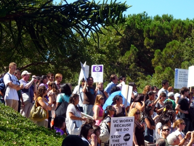 La foule manifeste