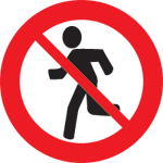 no jogging